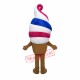 Happy Ice Cream Mascot Costume Happy Ice Cream Mascot Costume