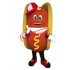 Happy Lightweight Hot Dog Mascot Costume