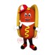 Happy Lightweight Hot Dog Mascot Costume Happy Lightweight Hot Dog Mascot Costume