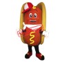 Happy Lightweight Hot Dog Mascot Costume