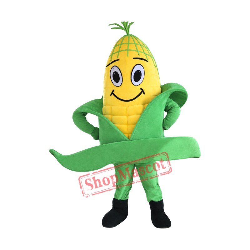 Smiling Corn Mascot Costume Smiling Corn Mascot Costume