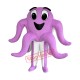 Happy Pink Octopus Mascot Costume