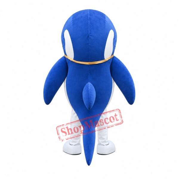 Cheap Blue Dolphin Mascot Costume