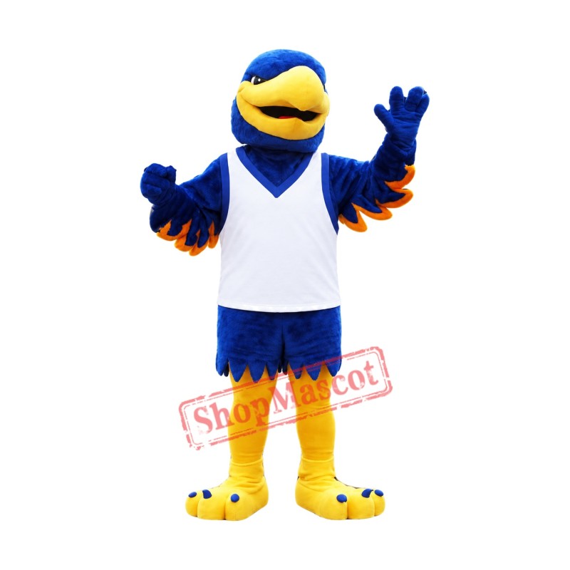 Power Blue Eagle Mascot Costume