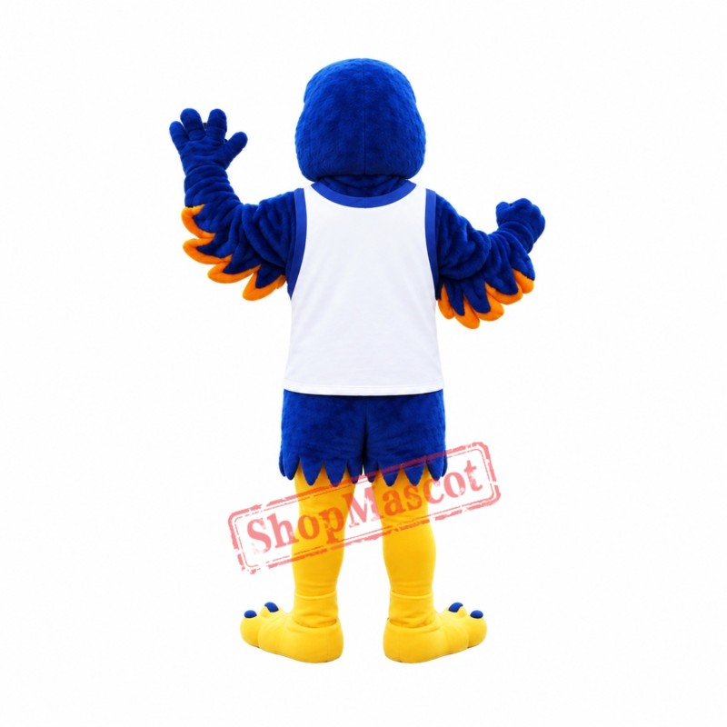 Power Blue Eagle Mascot Costume Power Blue Eagle Mascot Costume