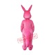Pink Kangaroo Mascot Costume Pink Kangaroo Mascot Costume