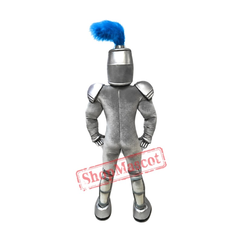 Power Silver Knight Mascot Costume Power Silver Knight Mascot Costume