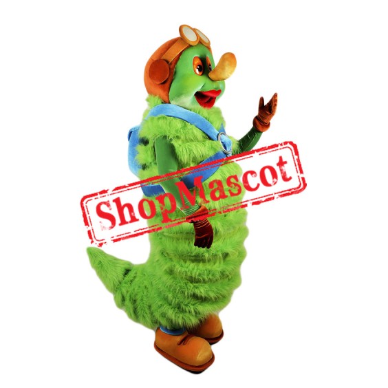 Green Caterpillar Mascot Costume
