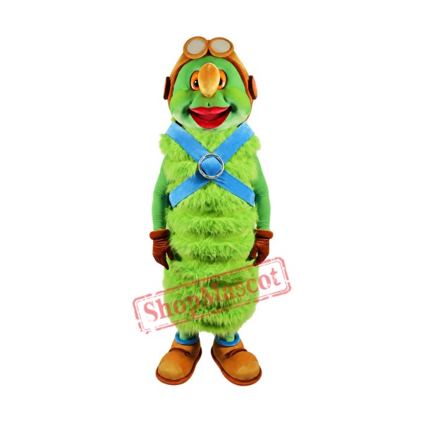 Green Caterpillar Mascot Costume