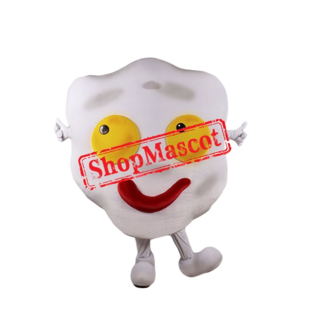 Fried Egg Mascot Costume