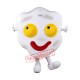Fried Egg Mascot Costume Fried Egg Mascot Costume