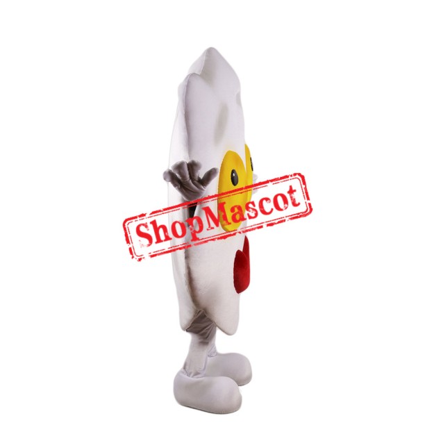 Fried Egg Mascot Costume