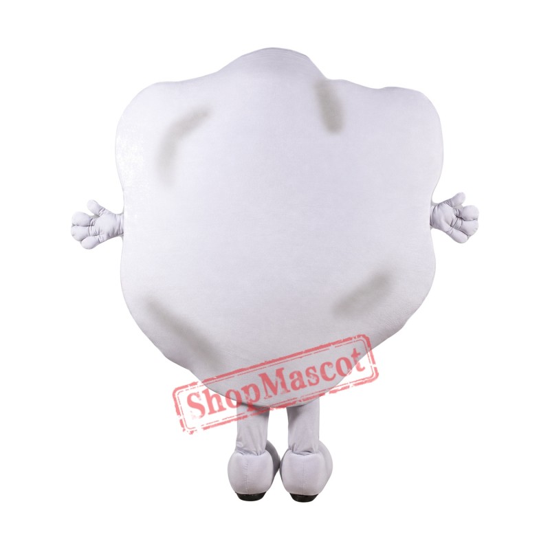 Fried Egg Mascot Costume Fried Egg Mascot Costume