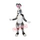 Black White Pink Rabbit Mascot Costume Black White Pink Rabbit Mascot Costume