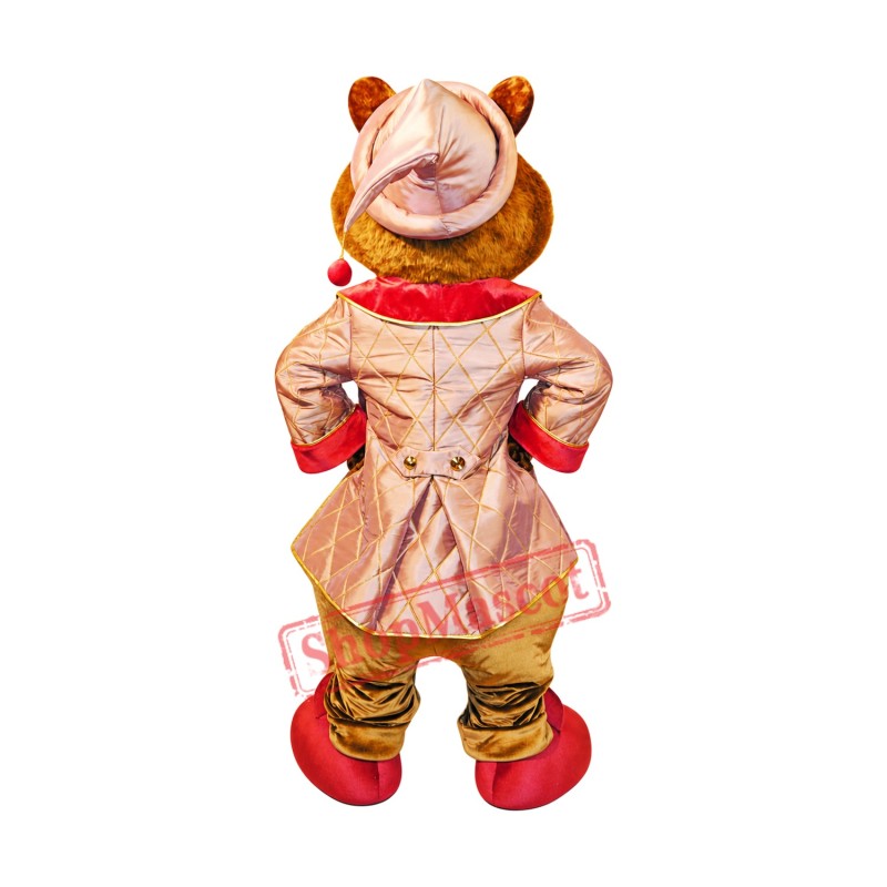 Smiling Lightweight Bear Mascot Costume