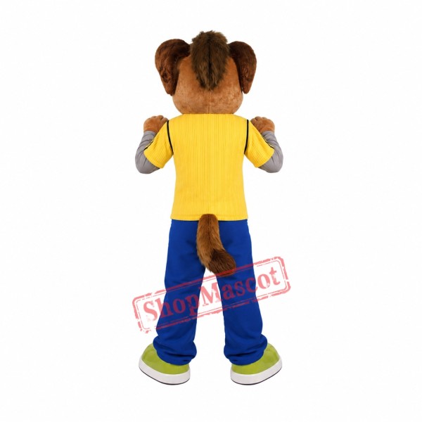 College Puppy Dog Mascot Costume