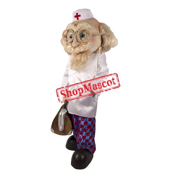 High Quality Old Doctor Mascot Costume