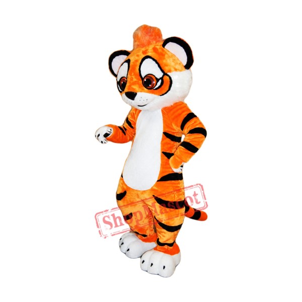 Cute Amur Tiger Mascot Costume