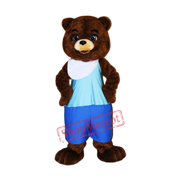 Footballer Bear Mascot Costume