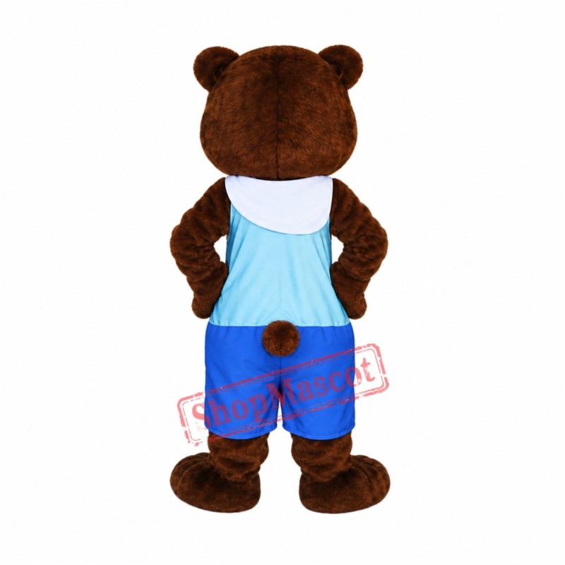 Footballer Bear Mascot Costume