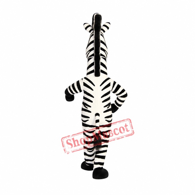 Happy Lightweight Zebra Mascot Costume Happy Lightweight Zebra Mascot Costume