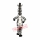 Happy Lightweight Zebra Mascot Costume Happy Lightweight Zebra Mascot Costume
