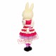 Fashion White Rabbit Mascot Costume Fashion White Rabbit Mascot Costume