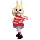 Fashion White Rabbit Mascot Costume
