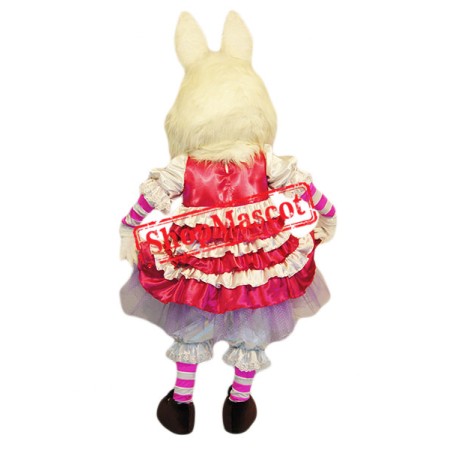 Fashion White Rabbit Mascot Costume