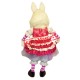 Fashion White Rabbit Mascot Costume