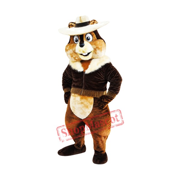 Happy Lightweight Chipmunk Mascot Costume Happy Lightweight Chipmunk Mascot Costume