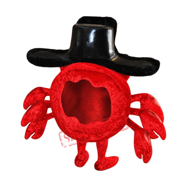 Happy Lightweight Crab Mascot Costume Happy Lightweight Crab Mascot Costume
