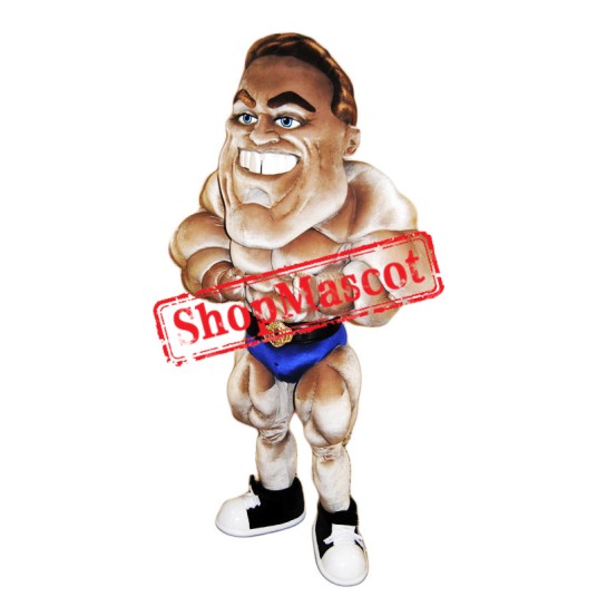 Bodybuilder Mascot Costume