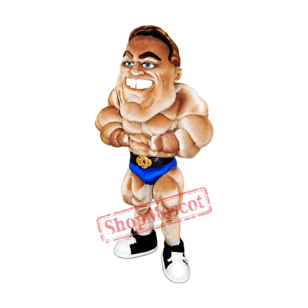 Bodybuilder Mascot Costume