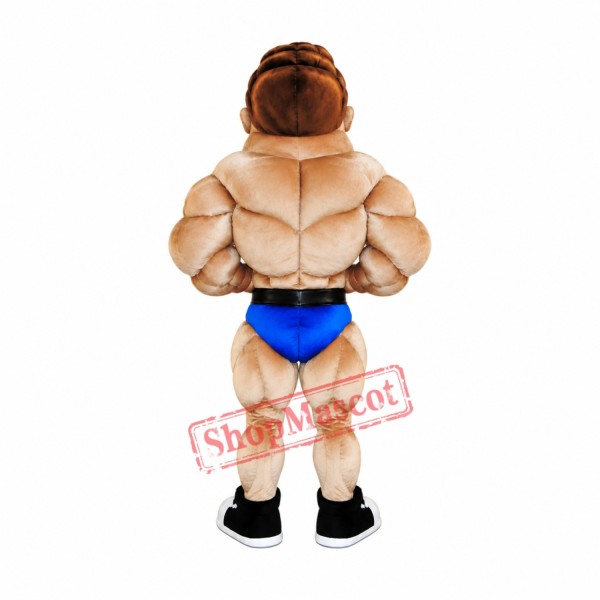 Bodybuilder Mascot Costume Bodybuilder Mascot Costume