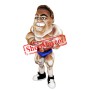 Bodybuilder Mascot Costume