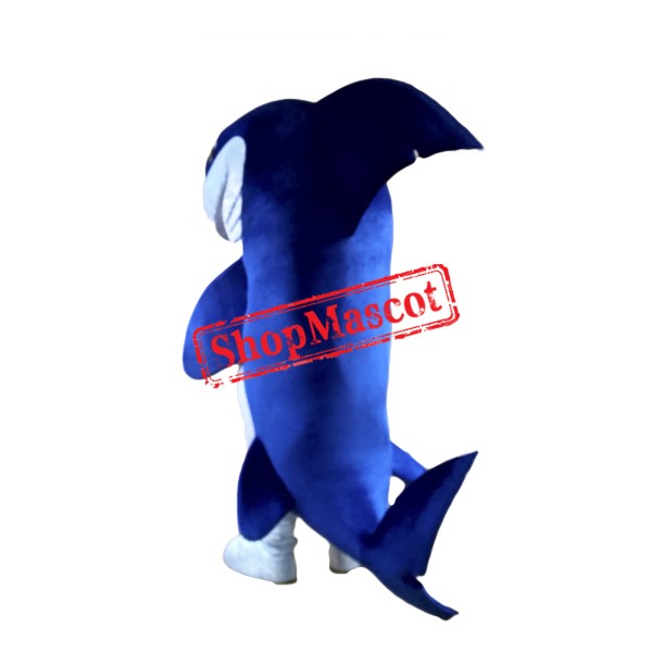 Professional Quality Blue Shark Mascot Costume