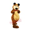 Super Cute Furry Bear Mascot Costume