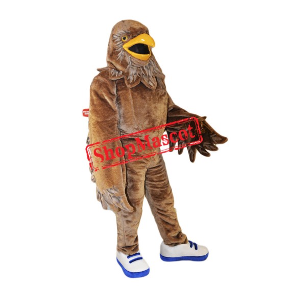 Fierce Brown Eagle Mascot Costume