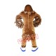 Fierce Brown Eagle Mascot Costume