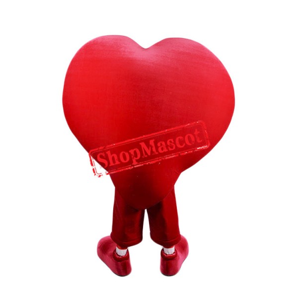Super Cute Red Heart Mascot Costume