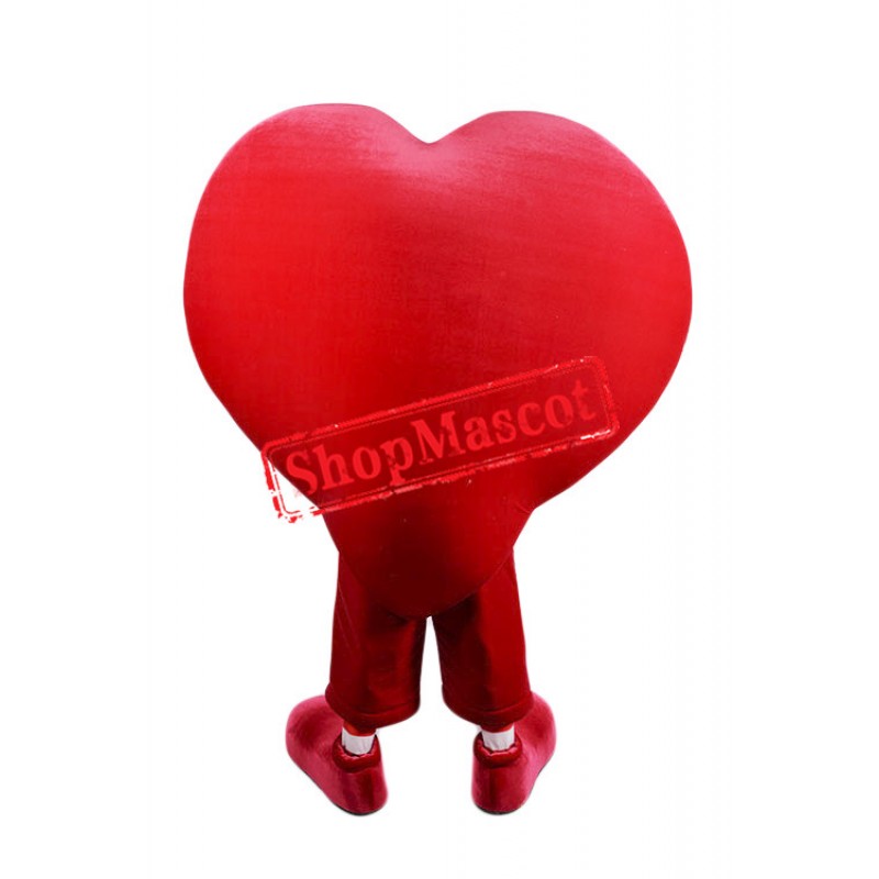 Super Cute Red Heart Mascot Costume