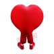 Super Cute Red Heart Mascot Costume Super Cute Red Heart Mascot Costume