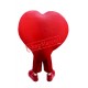 Super Cute Red Heart Mascot Costume