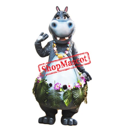Beautiful Hippopotamus Mascot Costume Free Shipping