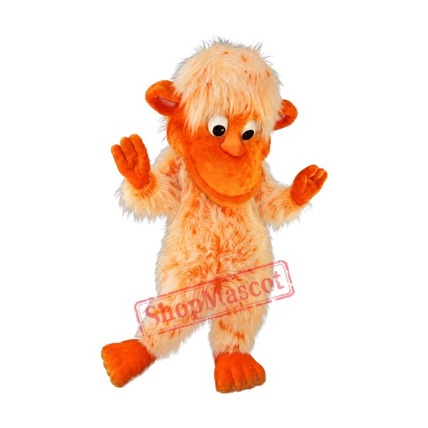 Orange Monkey Mascot Costume