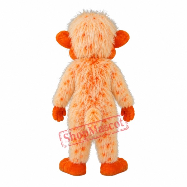 Orange Monkey Mascot Costume Orange Monkey Mascot Costume