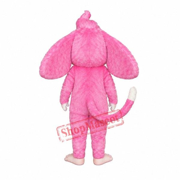 Pink Monkey Mascot Costume Pink Monkey Mascot Costume