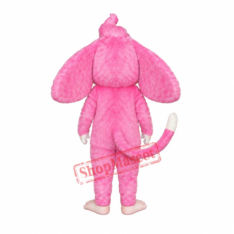 Pink Monkey Mascot Costume Pink Monkey Mascot Costume