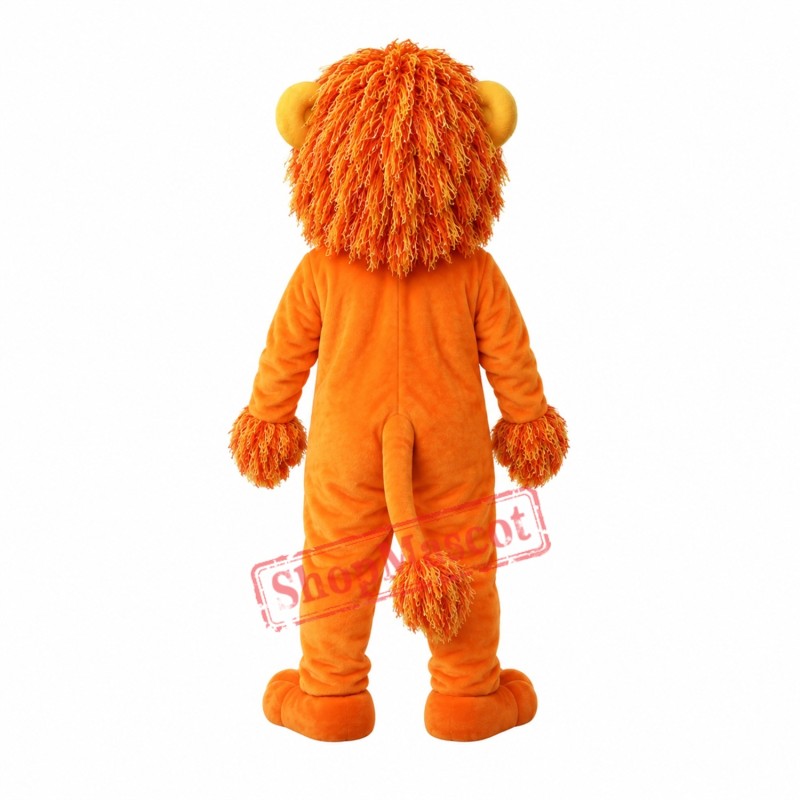 Smiling Lion Mascot Costume Smiling Lion Mascot Costume